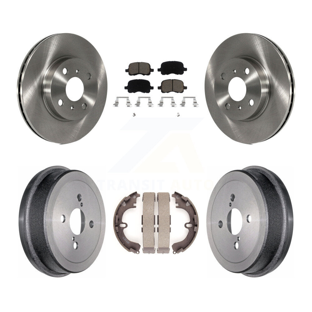 [Avant + Arrière] Kit de Disque et plaquette (céramique) de frein pour Toyota Corolla Chevrolet Prizm K8C-102402