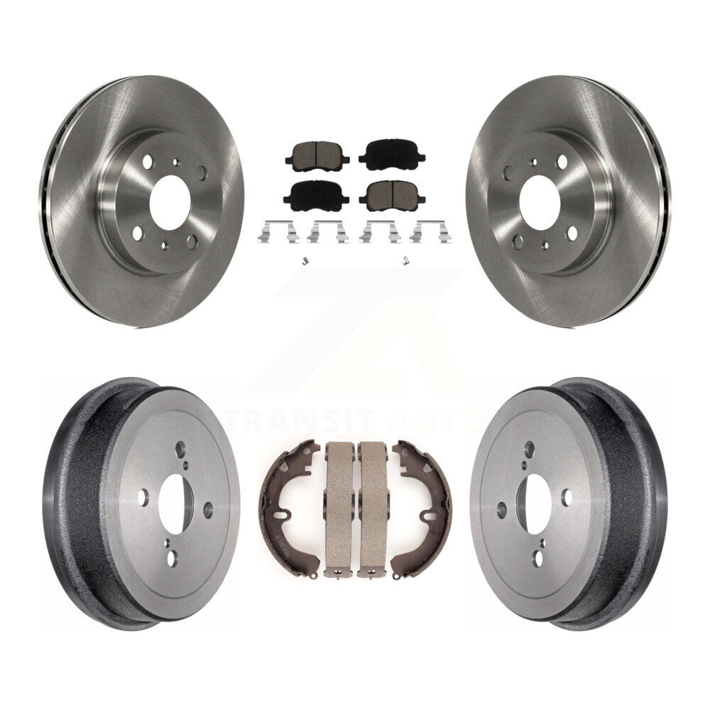 [Avant + Arrière] Kit de Disque et plaquette (céramique) de frein pour Toyota Corolla K8C-102403