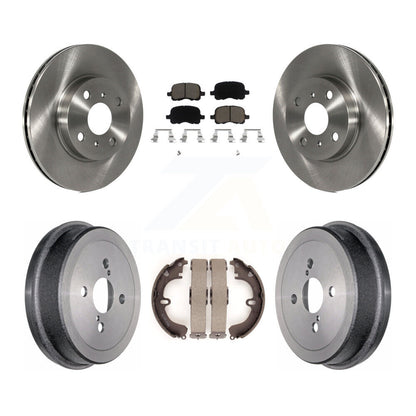 [Avant + Arrière] Kit de Disque et plaquette (céramique) de frein pour Toyota Corolla K8C-102403