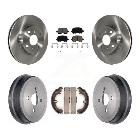 [Avant + Arrière] Kit de Disque et plaquette (céramique) de frein pour Toyota Corolla K8C-102403