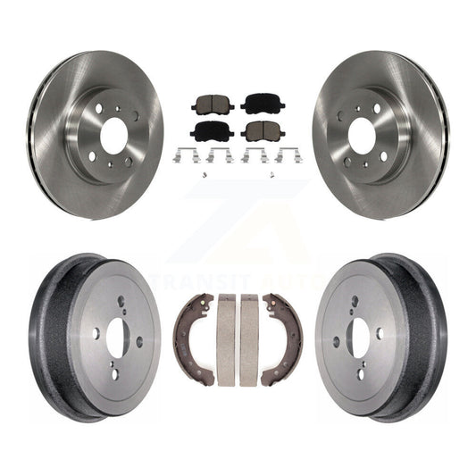 [Avant + Arrière] Kit de Disque et plaquette (céramique) de frein pour 2002 Toyota Corolla From 04 02 K8C-102404