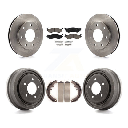 [Avant + Arrière] Kit de Disque et plaquette (céramique) de frein pour 1999 Ford F-150 4WD avec 7 Lug Wheels K8C-102406