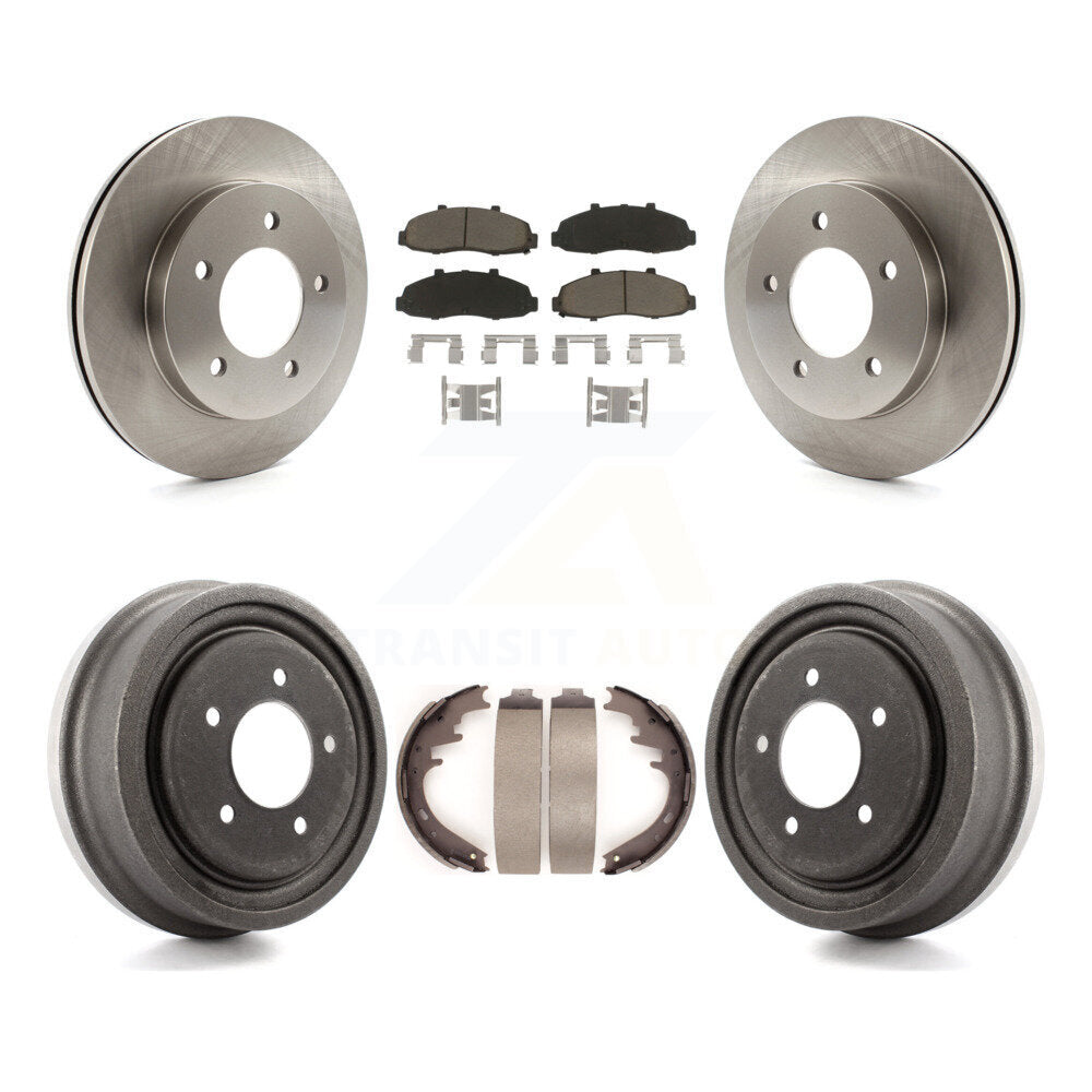 [Avant + Arrière] Kit de Disque et plaquette (céramique) de frein pour Ford F-150 4WD K8C-102407