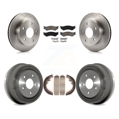 [Avant + Arrière] Kit de Disque et plaquette (céramique) de frein pour 2000-2001 Dodge Ram 1500 4WD K8C-102409