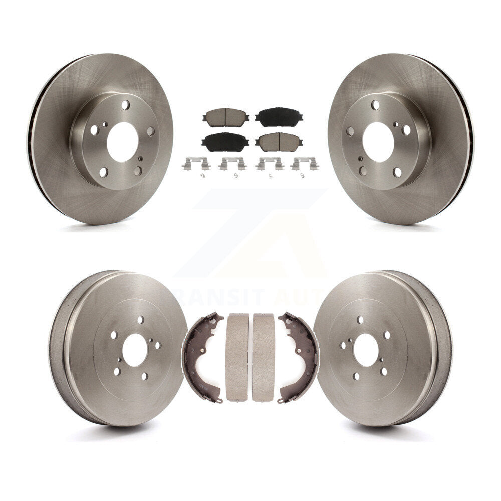 [Avant + Arrière] Kit de Disque et plaquette (céramique) de frein pour Toyota Tacoma avec 5 Lug Wheels K8C-102411
