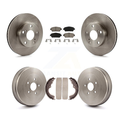 [Avant + Arrière] Kit de Disque et plaquette (céramique) de frein pour Toyota Tacoma avec 5 Lug Wheels K8C-102411