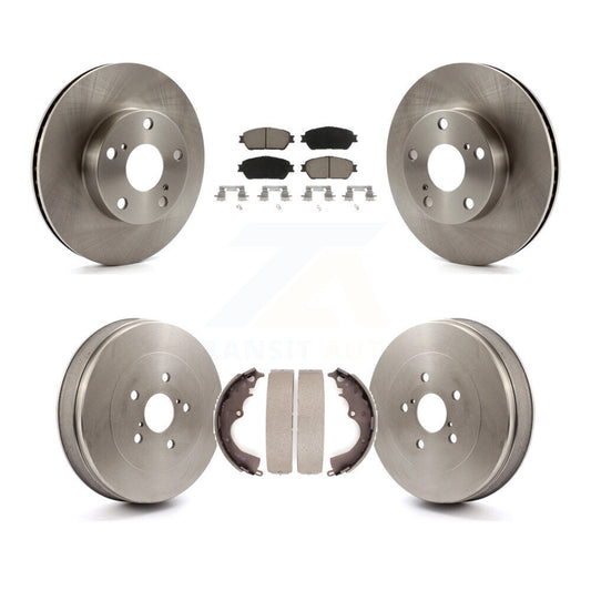 [Avant + Arrière] Kit de Disque et plaquette (céramique) de frein pour Toyota Tacoma avec 5 Lug Wheels K8C-102411