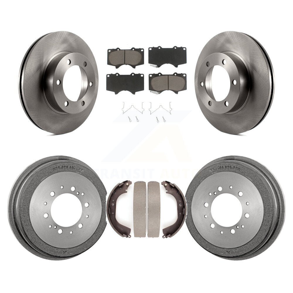 [Avant + Arrière] Kit de Disque et plaquette (céramique) de frein pour 2000-2002 Toyota Tundra 5.3" Plate longueur K8C-102413