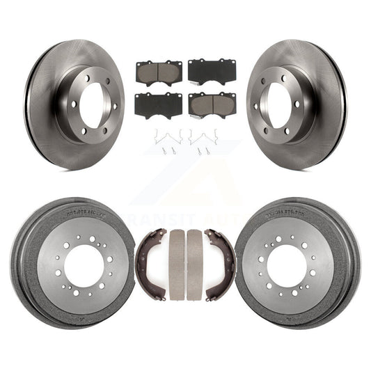 [Avant + Arrière] Kit de Disque et plaquette (céramique) de frein pour 2000-2002 Toyota Tundra 5.3" Plate longueur K8C-102413