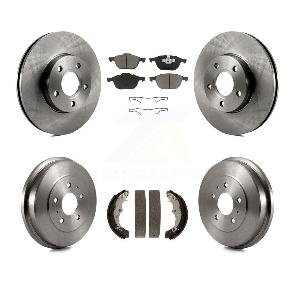 [Avant + Arrière] Kit de Disque et plaquette (céramique) de frein pour Ford Focus K8C-102418