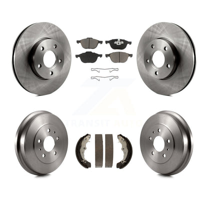 [Avant + Arrière] Kit de Disque et plaquette (céramique) de frein pour Ford Focus K8C-102418