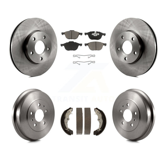 [Avant + Arrière] Kit de Disque et plaquette (céramique) de frein pour Ford Focus K8C-102418