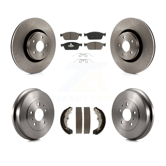 [Avant + Arrière] Kit de Disque et plaquette (céramique) de frein pour Ford Focus ST K8C-102419