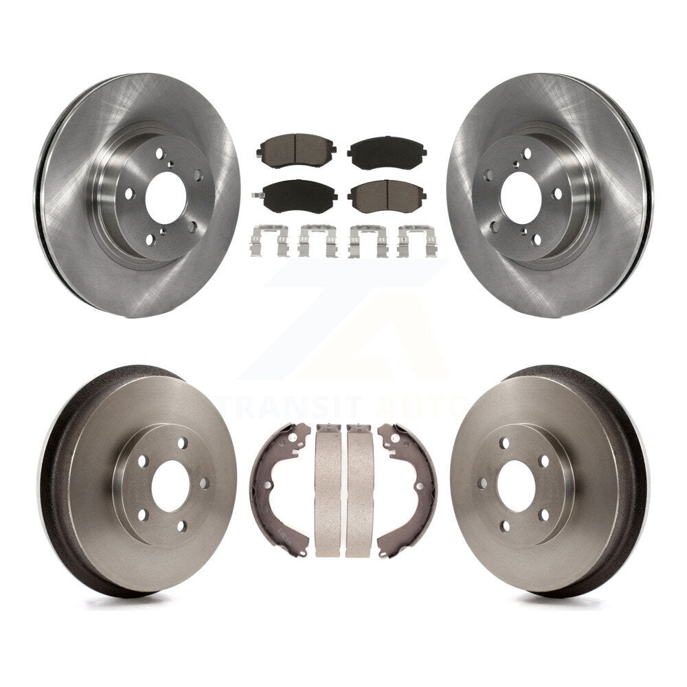 [Avant + Arrière] Kit de Disque et plaquette (céramique) de frein pour 2002-2004 Subaru Impreza Outback RS TS K8C-102429