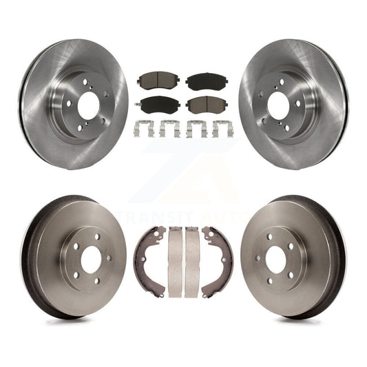 [Avant + Arrière] Kit de Disque et plaquette (céramique) de frein pour 2002-2004 Subaru Impreza Outback RS TS K8C-102429
