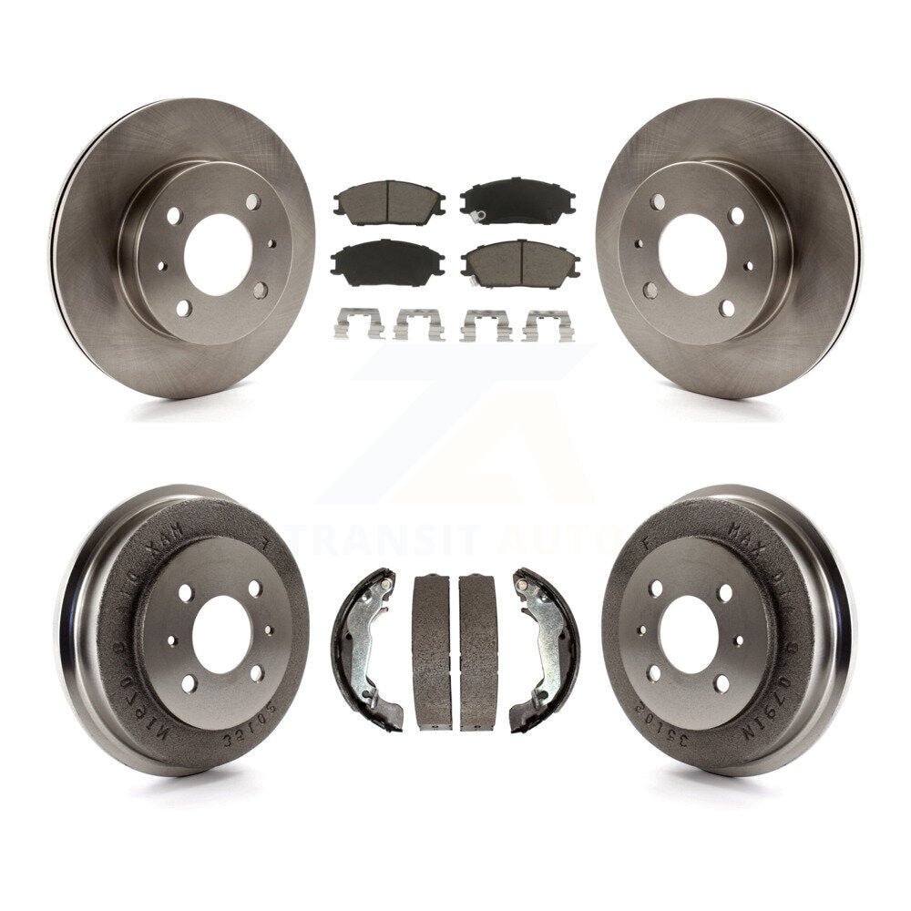 [Avant + Arrière] Kit de Disque et plaquette (céramique) de frein pour 2003-2005 Hyundai Accent K8C-102430