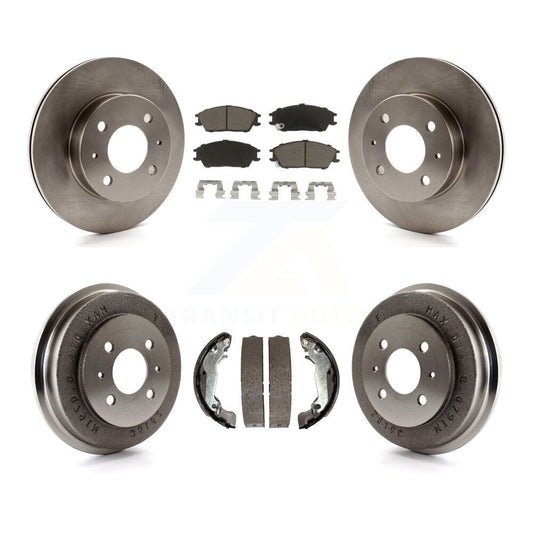 [Avant + Arrière] Kit de Disque et plaquette (céramique) de frein pour 2003-2005 Hyundai Accent K8C-102430