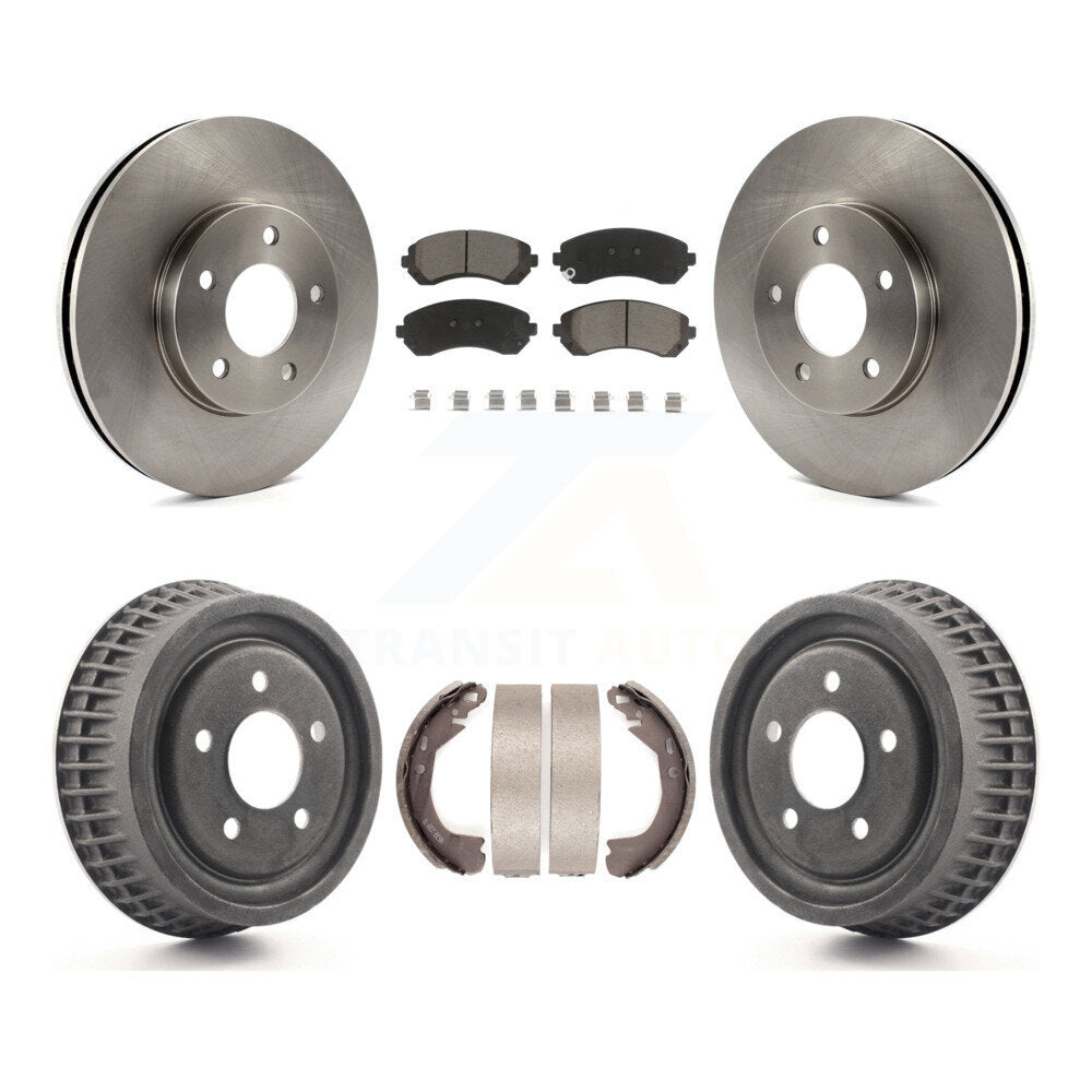 [Avant + Arrière] Kit de Disque et plaquette (céramique) de frein pour 2002-2004 Chevrolet Venture Pontiac Montana Oldsmobile Silhouette K8C-102431