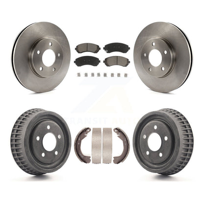 [Avant + Arrière] Kit de Disque et plaquette (céramique) de frein pour 2002-2004 Chevrolet Venture Pontiac Montana Oldsmobile Silhouette K8C-102431