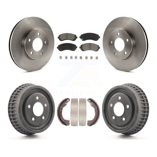 [Avant + Arrière] Kit de Disque et plaquette (céramique) de frein pour 2002-2004 Chevrolet Venture Pontiac Montana Oldsmobile Silhouette K8C-102431