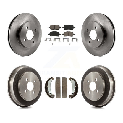 [Avant + Arrière] Kit de Disque et plaquette (céramique) de frein pour Chevrolet Cobalt Saturn Ion Pontiac Pursuit K8C-102432