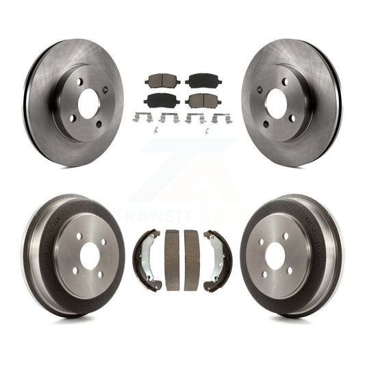[Avant + Arrière] Kit de Disque et plaquette (céramique) de frein pour Chevrolet Cobalt Saturn Ion Pontiac Pursuit K8C-102432