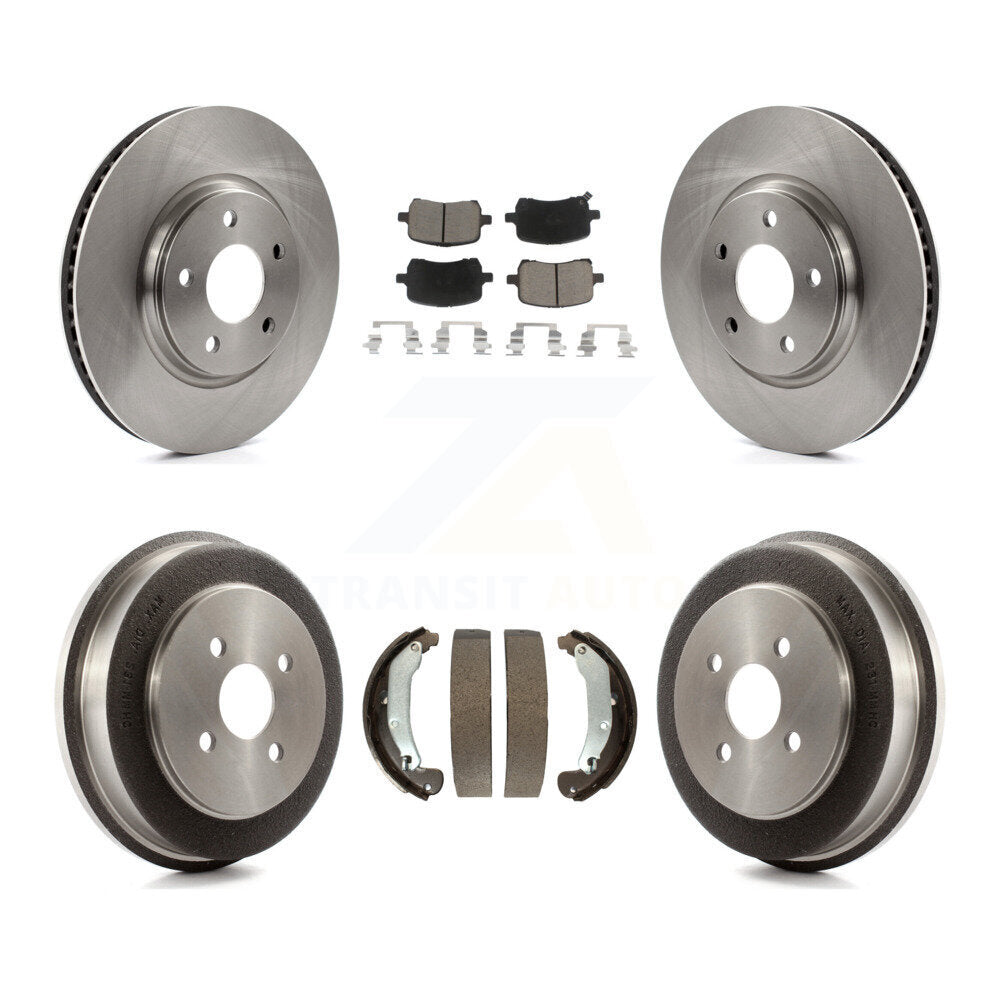 [Avant + Arrière] Kit de Disque et plaquette (céramique) de frein pour 2006 Pontiac Pursuit avec Brakes K8C-102433