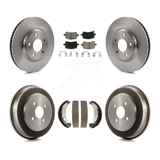 [Avant + Arrière] Kit de Disque et plaquette (céramique) de frein pour 2006 Pontiac Pursuit avec Brakes K8C-102433