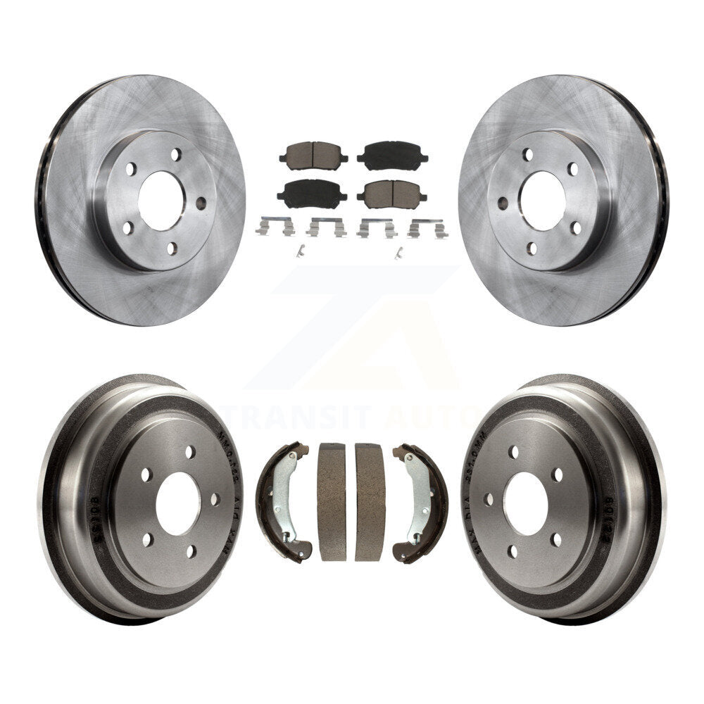 [Avant + Arrière] Kit de Disque et plaquette (céramique) de frein pour 2007 Chevrolet Cobalt LT LTZ LS avec 5 Lug Wheels K8C-102438