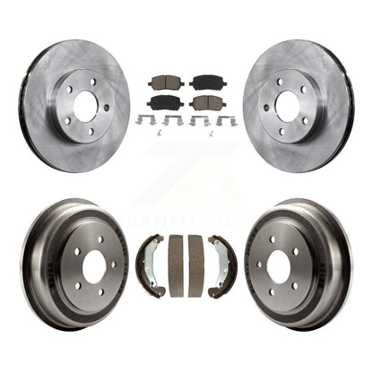 [Avant + Arrière] Kit de Disque et plaquette (céramique) de frein pour 2007 Chevrolet Cobalt LT LTZ LS avec 5 Lug Wheels K8C-102438