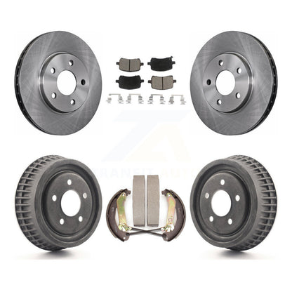 [Avant + Arrière] Kit de Disque et plaquette (céramique) de frein pour 2004 Chevrolet Malibu rear brakes avec 276mm Diameter Rotor K8C-102442
