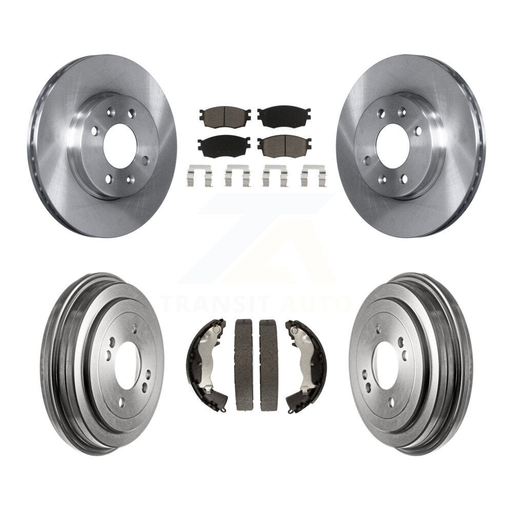 [Avant + Arrière] Kit de Disque et plaquette (céramique) de frein pour Hyundai Accent Kia Rio Rio5 K8C-102443