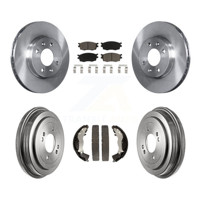 [Avant + Arrière] Kit de Disque et plaquette (céramique) de frein pour Hyundai Accent Kia Rio Rio5 K8C-102443