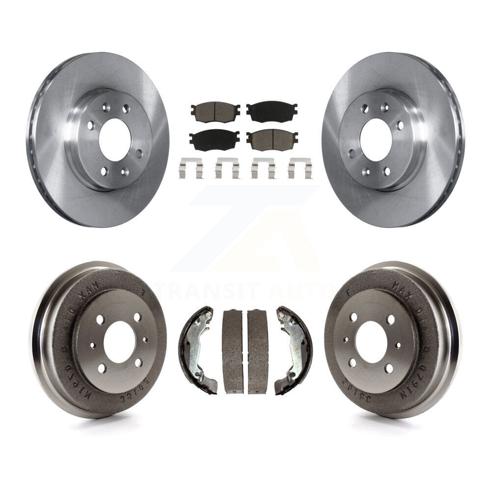 [Avant + Arrière] Kit de Disque et plaquette (céramique) de frein pour 2006 Hyundai Accent Sedan To 09 30 05 K8C-102444