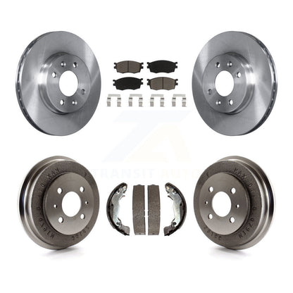 [Avant + Arrière] Kit de Disque et plaquette (céramique) de frein pour 2006 Hyundai Accent Sedan To 09 30 05 K8C-102444