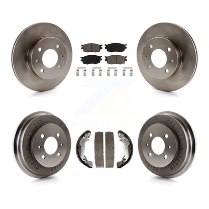 [Avant + Arrière] Kit de Disque et plaquette (céramique) de frein pour 2006 Hyundai Accent Hatchback To 09 30 05 K8C-102445