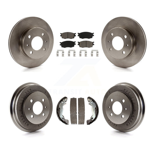 [Avant + Arrière] Kit de Disque et plaquette (céramique) de frein pour 2006 Hyundai Accent Hatchback To 09 30 05 K8C-102445