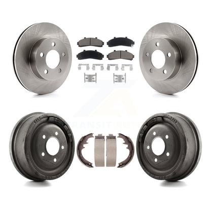 [Avant + Arrière] Kit de Disque et plaquette (céramique) de frein pour Ford Ranger Mazda B3000 B4000 avec 10" Diameter 4WD K8C-102446