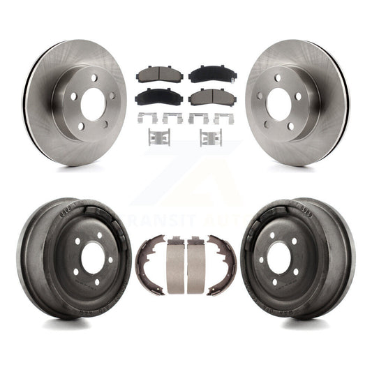 [Avant + Arrière] Kit de Disque et plaquette (céramique) de frein pour Ford Ranger Mazda B3000 B4000 avec 10" Diameter 4WD K8C-102446
