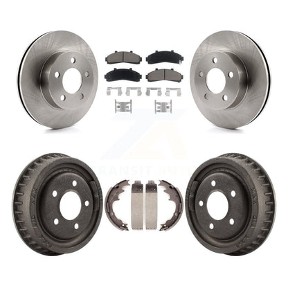 [Avant + Arrière] Kit de Disque et plaquette (céramique) de frein pour Ford Ranger Mazda B3000 B4000 avec 9" Diameter 4WD K8C-102447