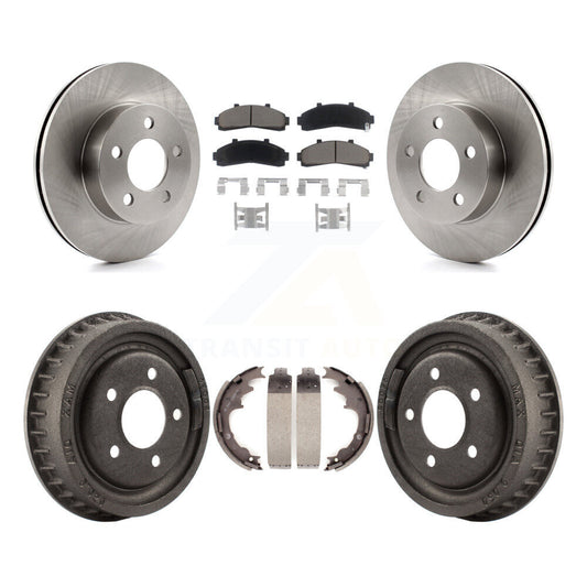 [Avant + Arrière] Kit de Disque et plaquette (céramique) de frein pour Ford Ranger Mazda B3000 B4000 avec 9" Diameter 4WD K8C-102447