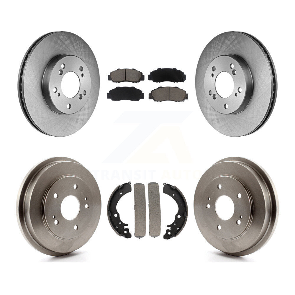 [Avant + Arrière] Kit de Disque et plaquette (céramique) de frein pour 1997-2001 Honda CR-V K8C-102451