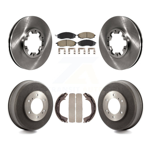 [Avant + Arrière] Kit de Disque et plaquette (céramique) de frein pour Nissan Xterra Frontier K8C-102454