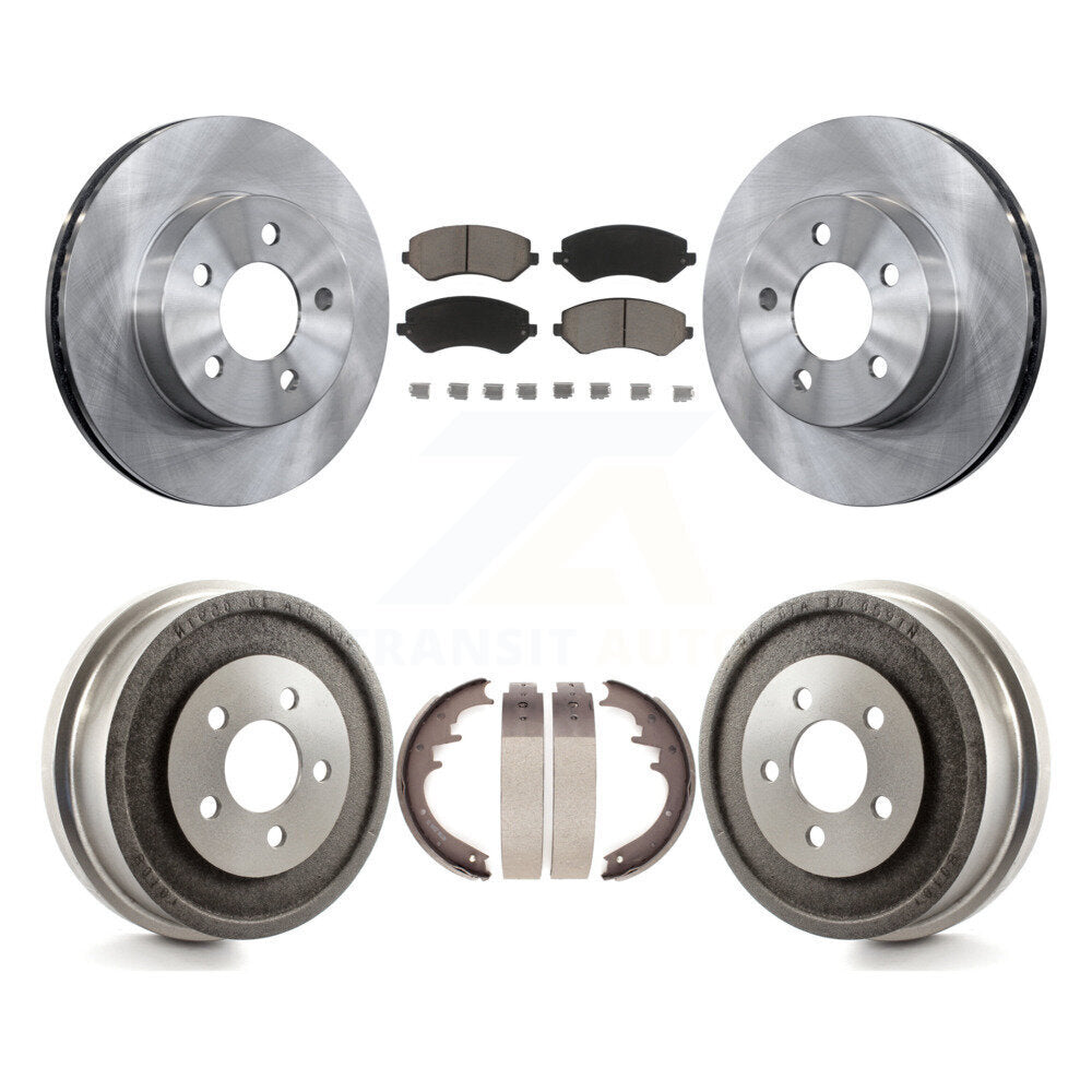 [Avant + Arrière] Kit de Disque et plaquette (céramique) de frein pour 2002 Jeep Liberty K8C-102464