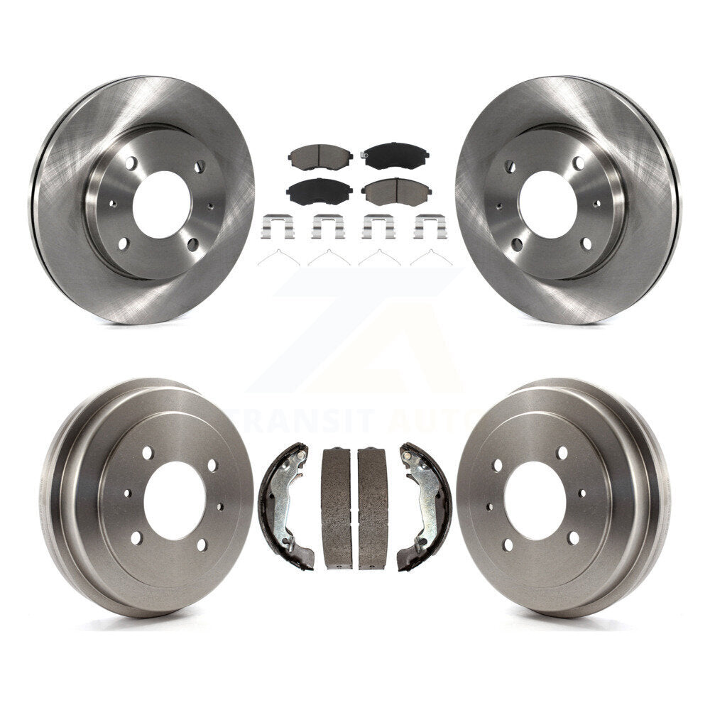 [Avant + Arrière] Kit de Disque et plaquette (céramique) de frein pour Hyundai Elantra rear brakes K8C-102466