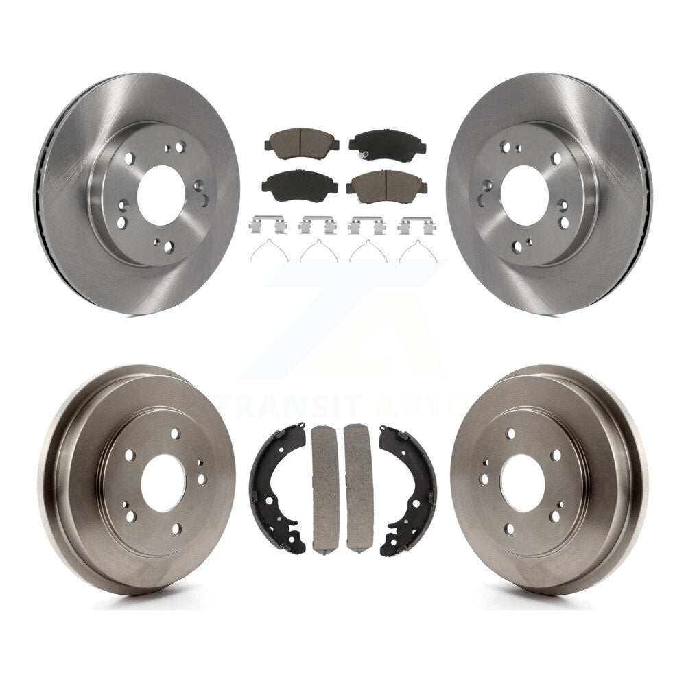 [Avant + Arrière] Kit de Disque et plaquette (céramique) de frein pour 2006-2008 Honda Civic Hybrid K8C-102472