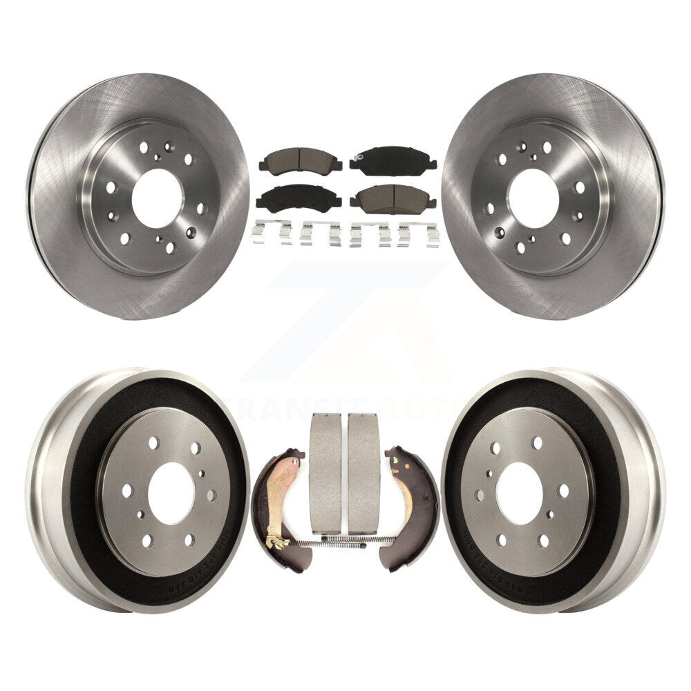 [Avant + Arrière] Kit de Disque et plaquette (céramique) de frein pour Chevrolet Silverado 1500 GMC Sierra Classic K8C-102477