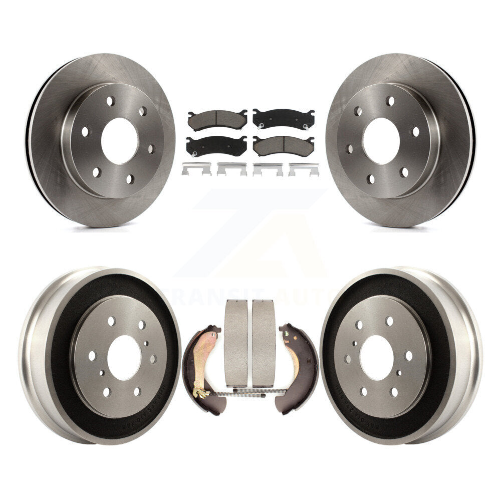 [Avant + Arrière] Kit de Disque et plaquette (céramique) de frein pour Chevrolet Silverado 1500 GMC Sierra Classic K8C-102478