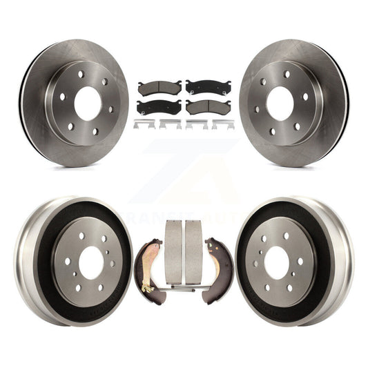 [Avant + Arrière] Kit de Disque et plaquette (céramique) de frein pour Chevrolet Silverado 1500 GMC Sierra Classic K8C-102478