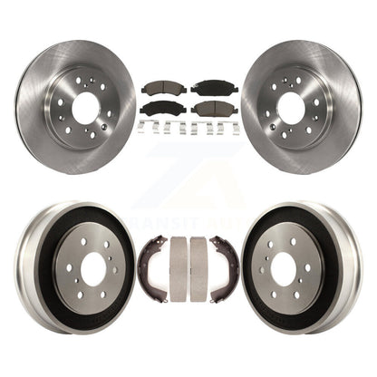 [Avant + Arrière] Kit de Disque et plaquette (céramique) de frein pour 2008 Chevrolet Silverado 1500 GMC Sierra avec Vehicles Using Hold Down Pins K8C-102480